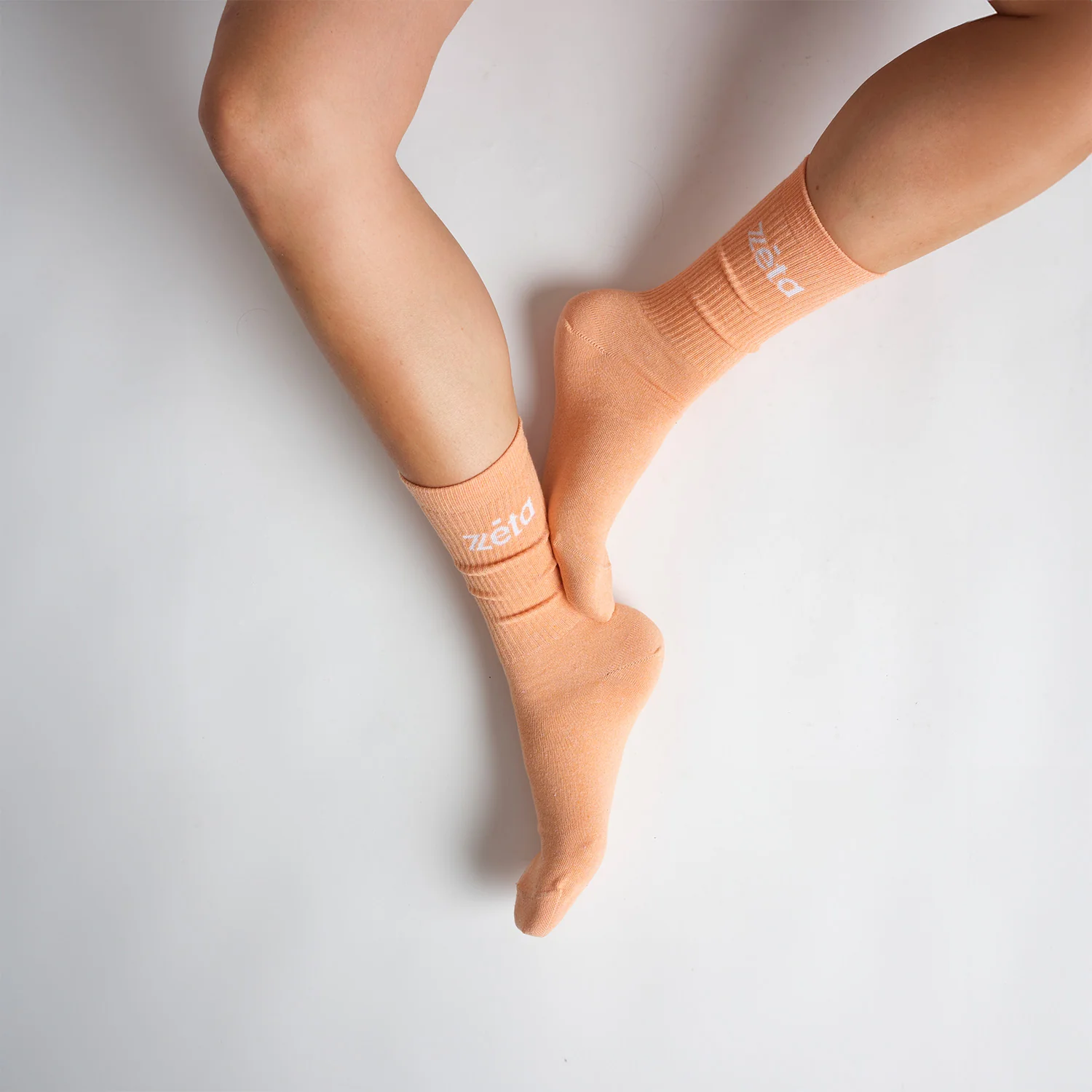 Duo Chaussettes Blanc/Orange - Image 5